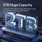 Orico M2VG01 M.2 to USB Type C 3.1 Gen2 10Gbps RGB NVMe SSD Enclosure