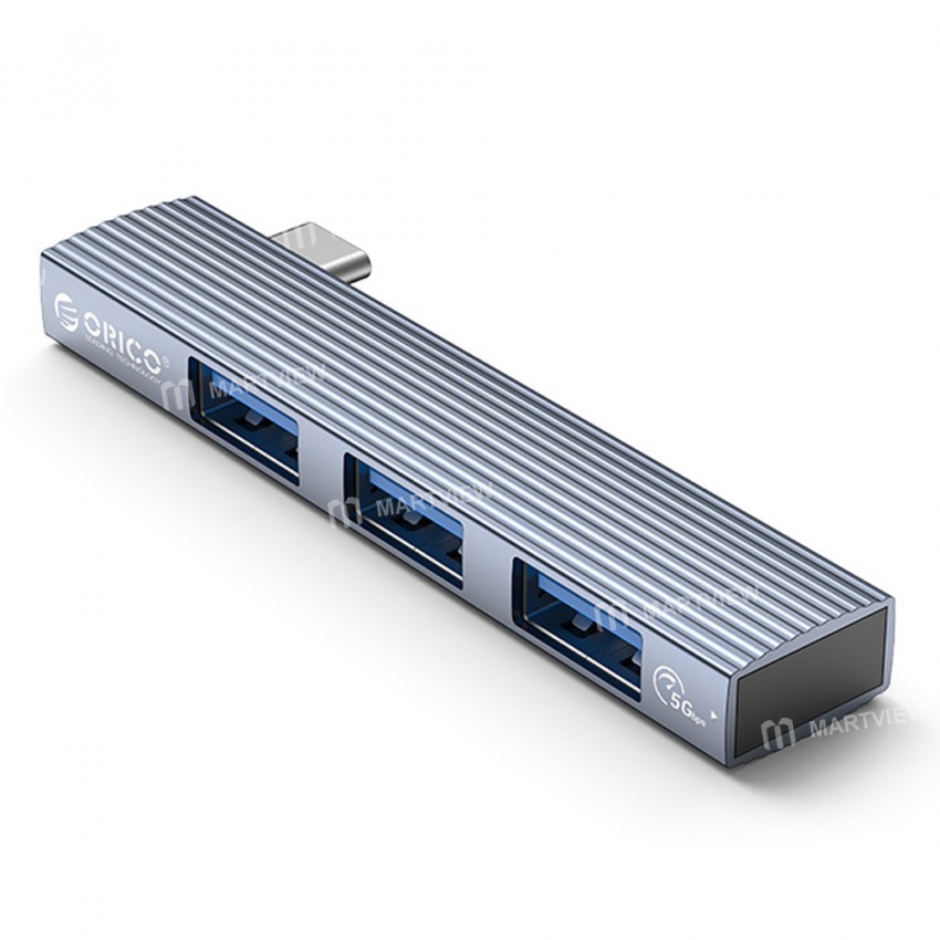 Orico AH-W13 Aluminum High-speed Mini Type-C to USB 3.0 HUB for Computer / Laptop / Tablet