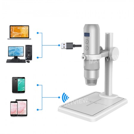 MS4 10X-1000X WIFI Electronic Handheld Portable Digital USB Interface Electron Stereo Microscope