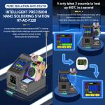 WL T115 / T210 / T245 Nano Soldering Station Rapid With 3 Soldering Iron Tips for Integrated Circuit