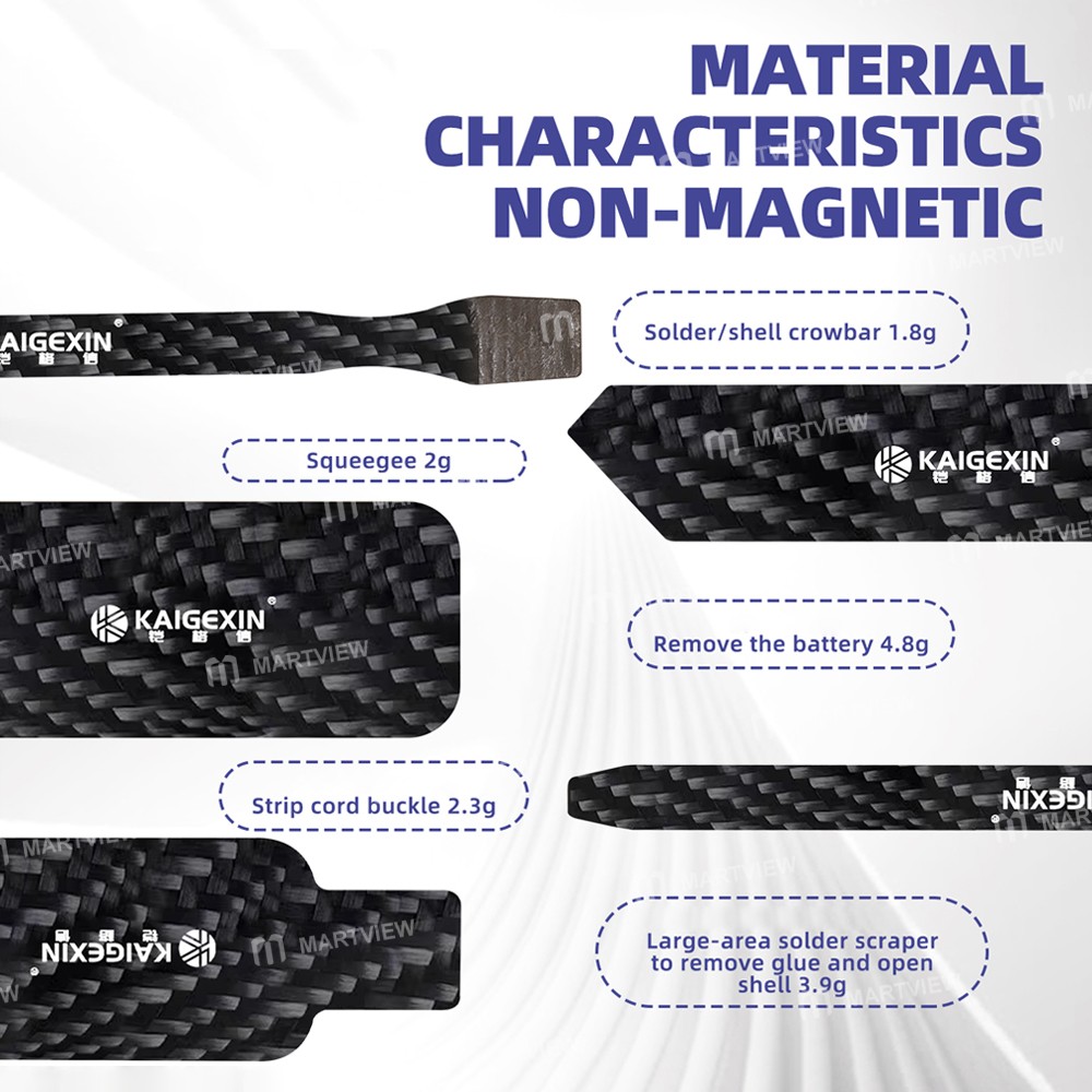 kgx tq-series-repair-carbon-fibre-disassembling-blades-set-for-prying-scraping-tin-de-gumming-3