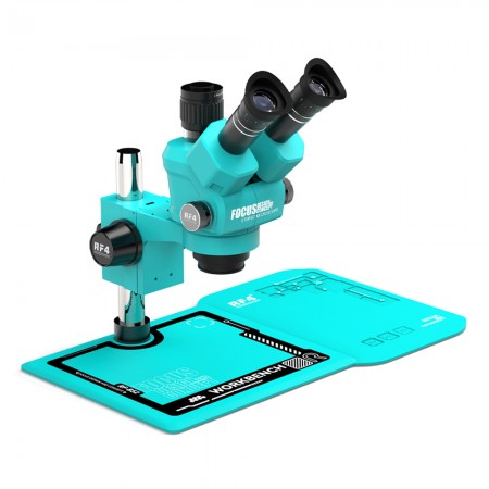 RF4 RF6555Pro Max (RF-55PM-B52) 6.5-55X Synchronous Zoom Trinocular Stereo Microscope