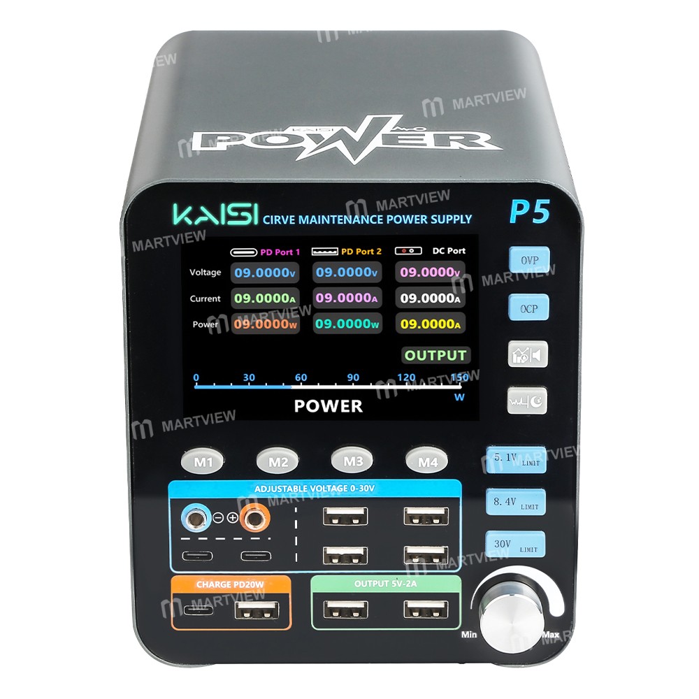 kaisi p5-210w-toroidal-transformer-intelligent-regulated-power-supply-for-mobile-phone-repair-1