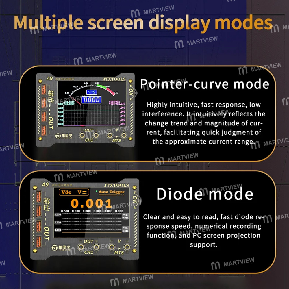 jtx a9-high-precision-sampling-digital-display-curve-waveform-multifunction-measuring-meter-6