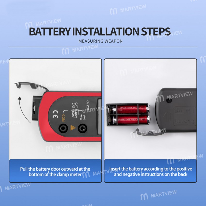ST201 High Precision AC and DC Digital Clamp Multimeter