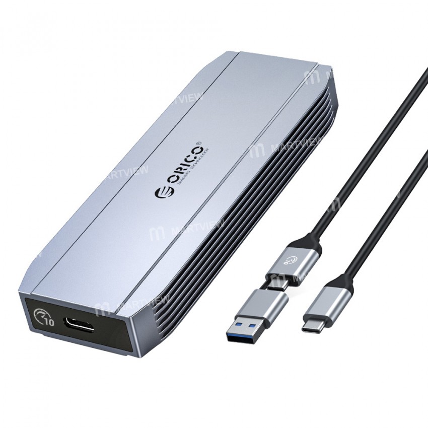 Orico DM2C3 SATA to USB M.2 SSD Aluminum Enclosure for M.2 SATA/NVMe SSD