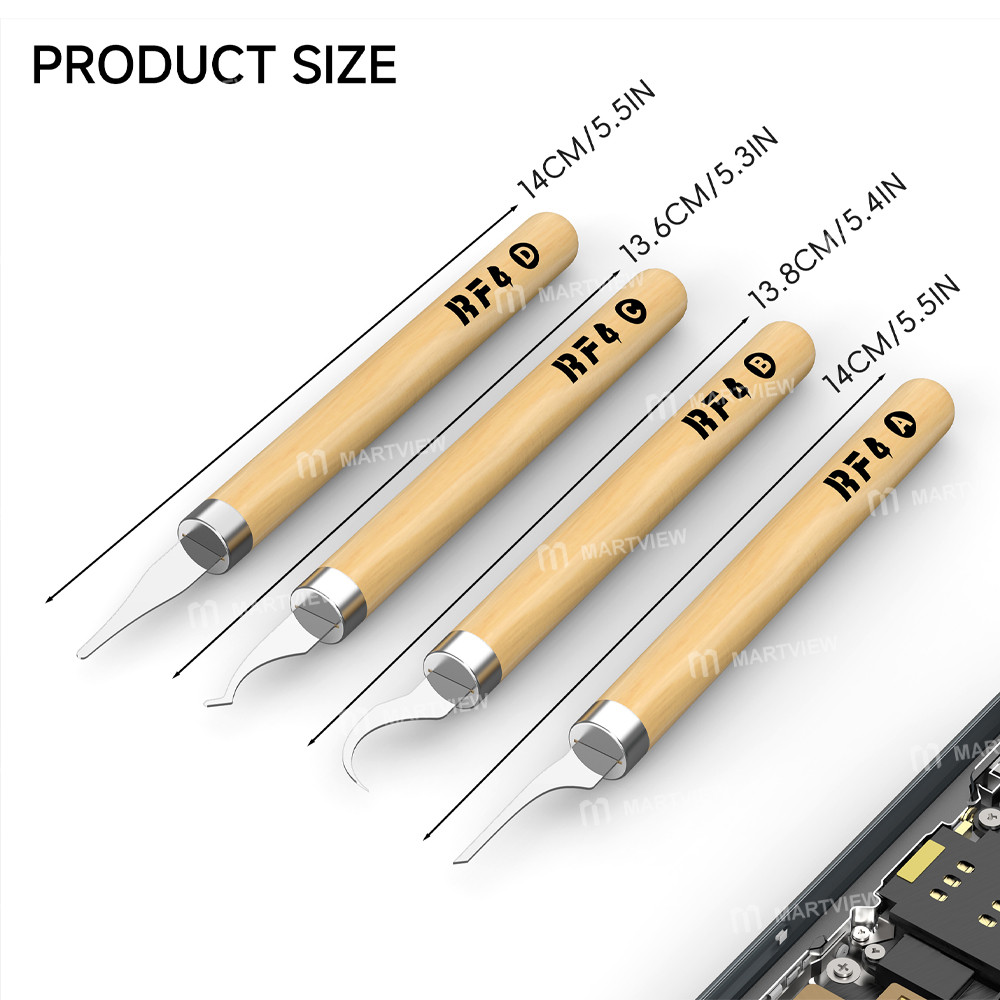 rf4 rf-kh15-4-in-1-multifunctional-wooden-handle-ultra-thin-knife-set-for-motherboard-repair-3