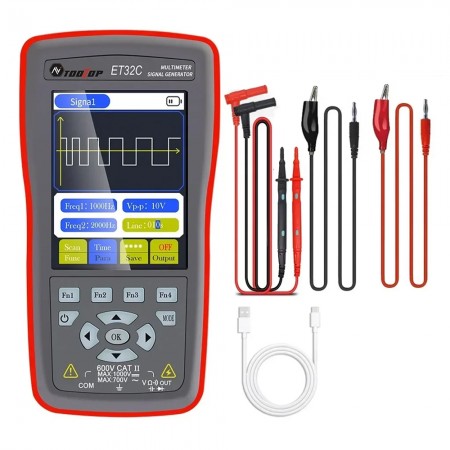 Tooltop ET32C 2-in-1 Car Signal Generator Multimeter