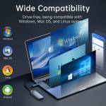 Orico DM2C3 SATA to USB M.2 SSD Aluminum Enclosure for M.2 SATA/NVMe SSD