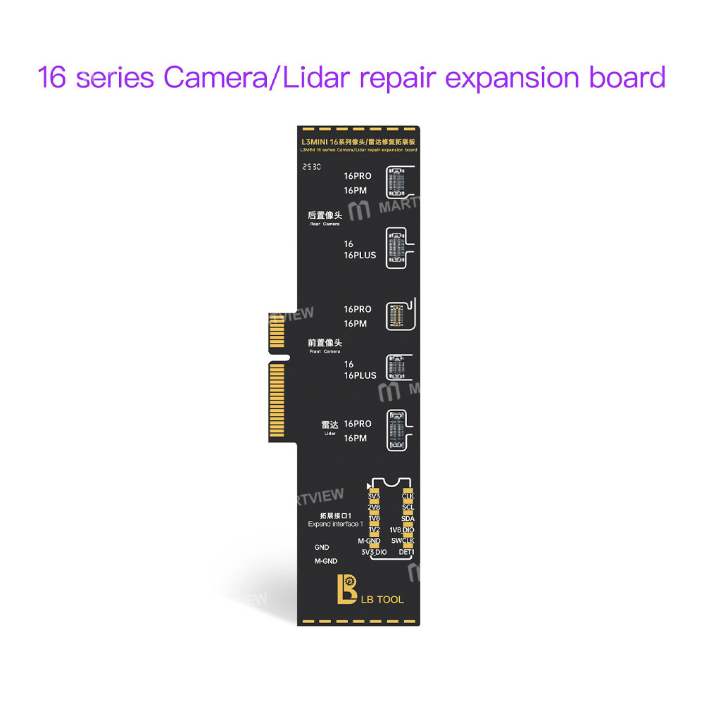 luban l3-mini-camera-lidar-repair-board-wide-angle-repair-line-for-iphone-16-series-2