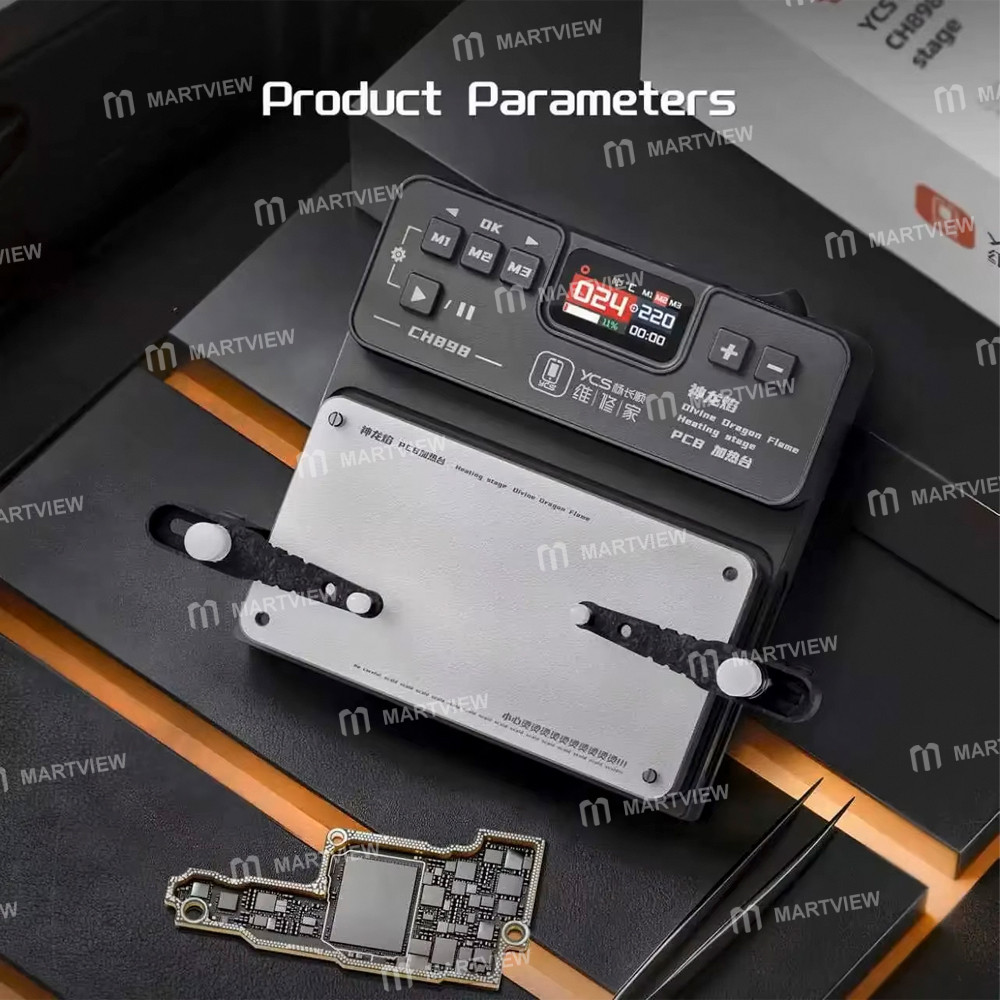 ycs divine-dragon-flame-ch898-heating-stage-for-motherboard-layer-separation-lamination-dot-matrix-r