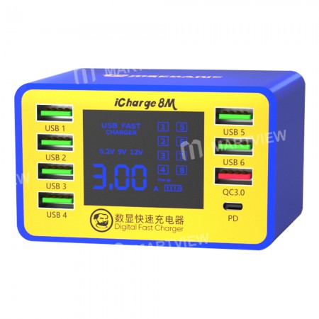Mechanic iCharge 8M 8 Ports Intelligent Digital Fast Charger