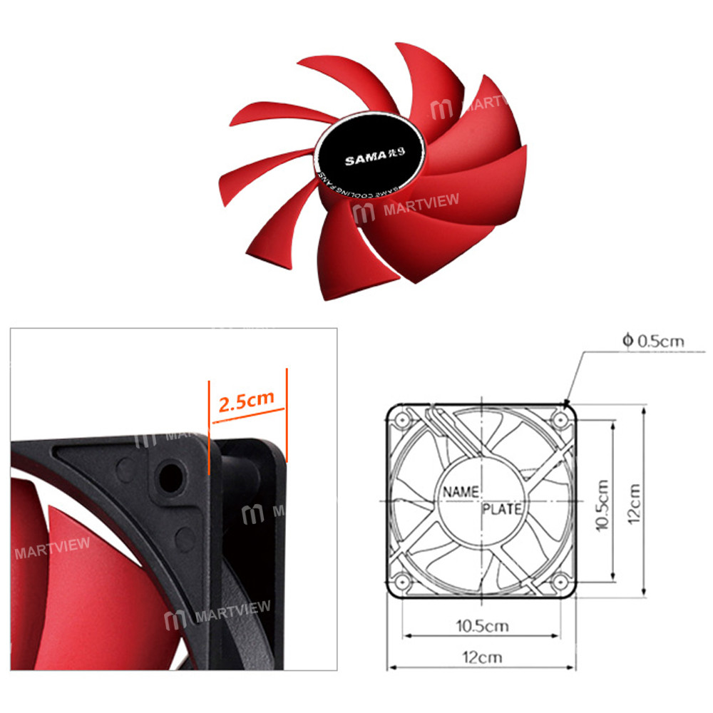 sama gaming-storm-12cm-dual-interface-9-blade-no-light-case-cooling-fan-9