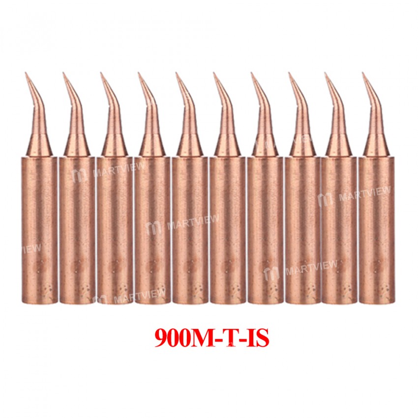 900M-T Series Pure Copper Soldering Iron Tip -10Pcs