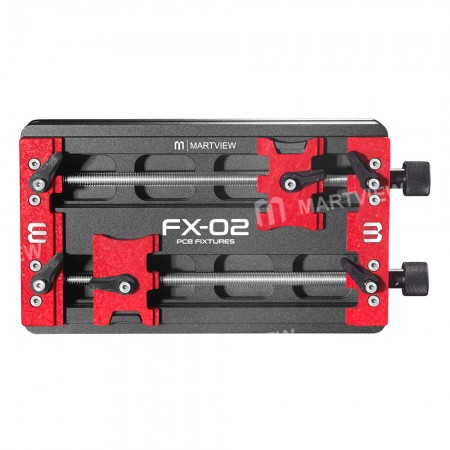 Martview FX-02 Full 360° Rotation Multifunctional Dual Bearing Universal PCB Fixture with Press Buckle - Indonesia