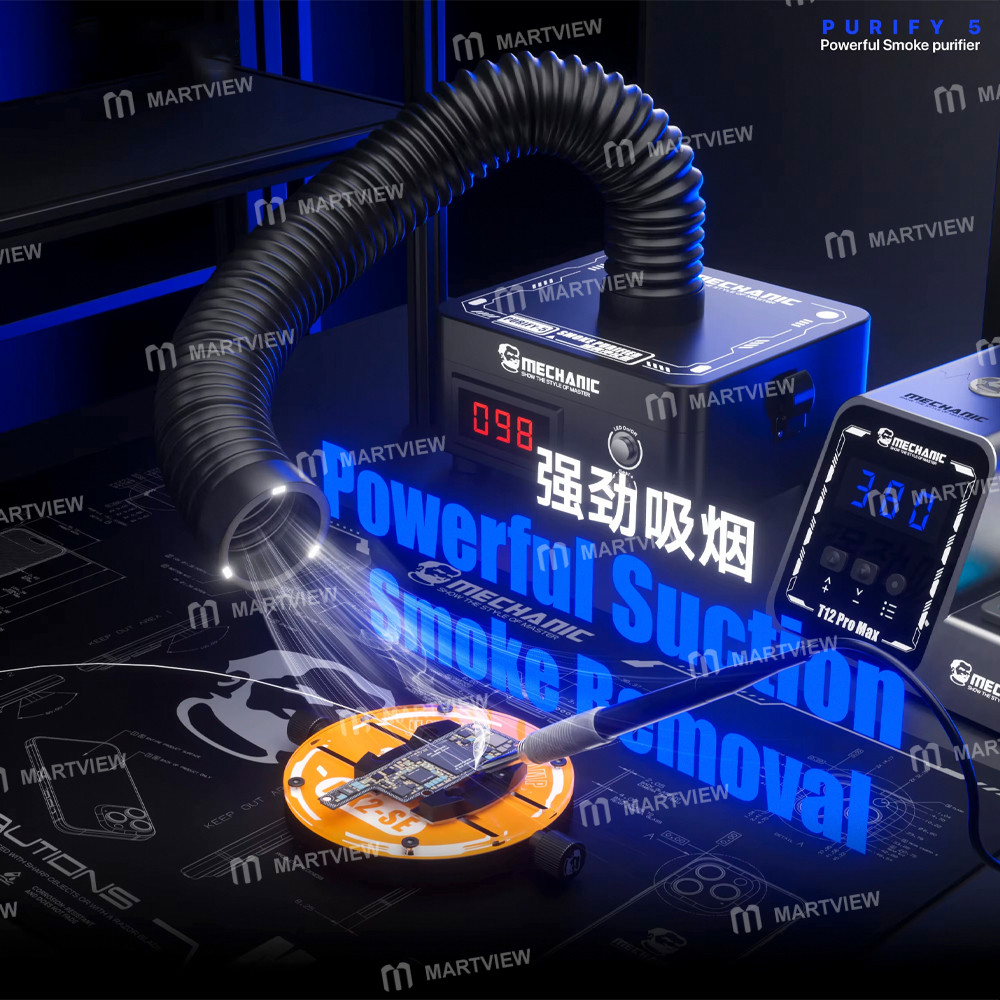 mechanic purify-5-62w-powerful-desktop-smoke-purifier-for-laser-machine-pcb-soldering-repair-2