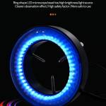 Tuoli TL-17S 16 Million Color 144 LED Ring Light Source for Monocular/Stereo Microscope
