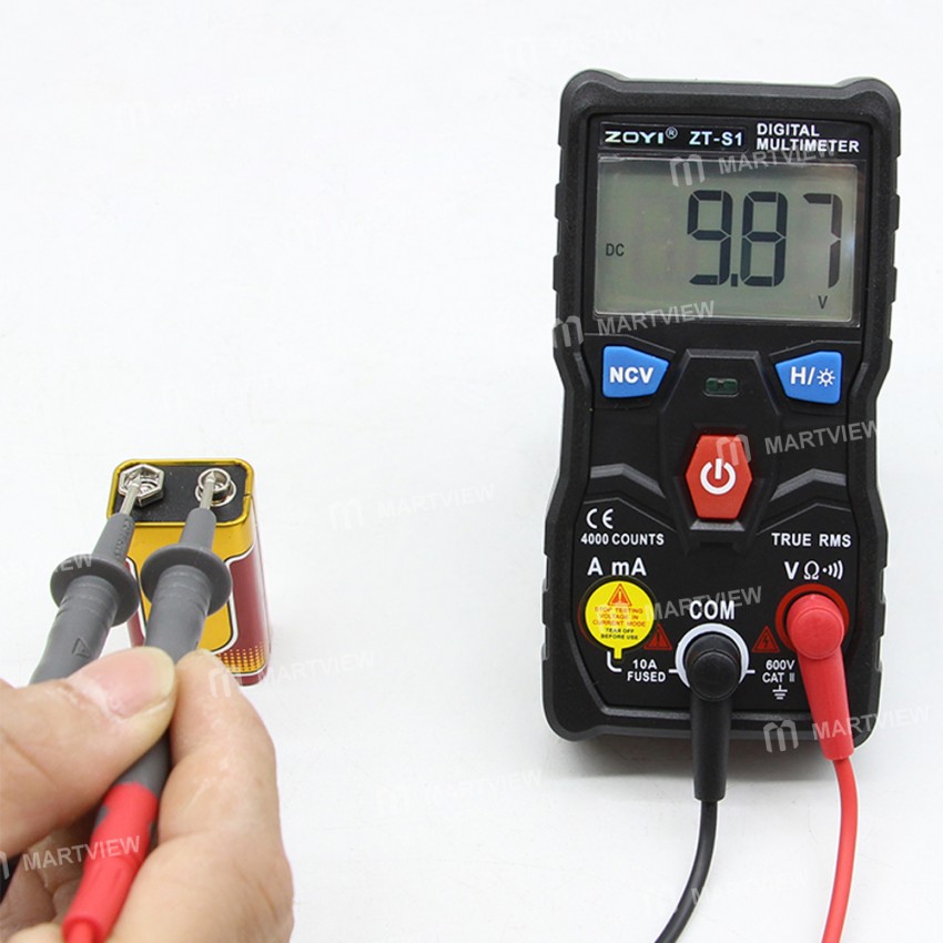 Zoyi ZT-S1 Auto-ranging True RMS Digital Multimeter with NCV/LCD Backlight/Flashlight
