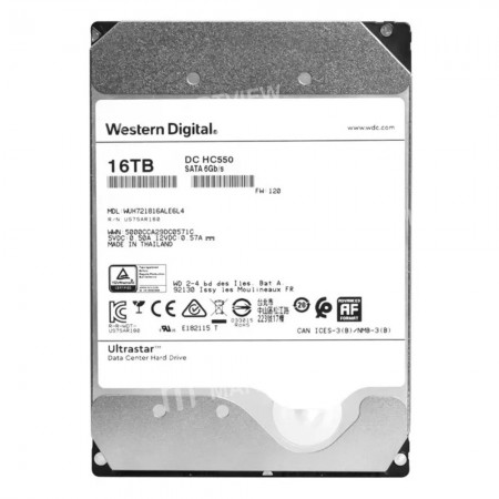 Western Digital 16TB 7200rpm SATA III 3.5" Internal HDD - ( 5 Years Manufacturer Warranty)