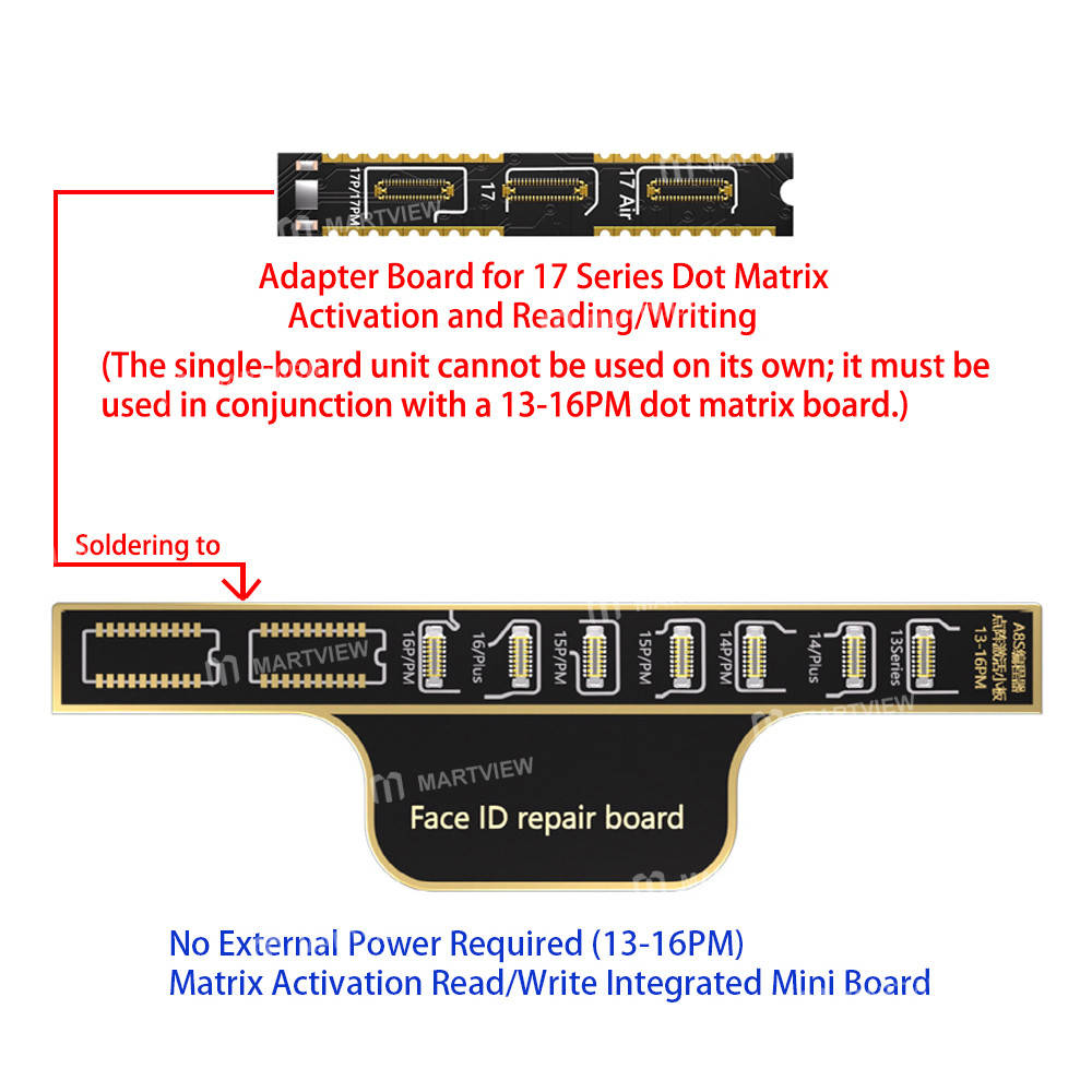 i2c a8s-i6s-programmer-battery-dot-matrix-original-color-earpiece-camera-face-id-repair-boards-23