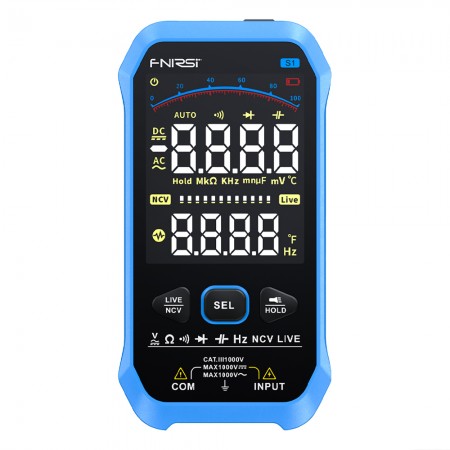 Fnirsi S1 Portable Burn-in-proof Fully Automatic High-precision Digital Display Multimeter