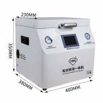 TBK-308A 2in1 15 inch Vacuum OCA Laminating with Air Bubble Remove Integrated Defoaming Machine
