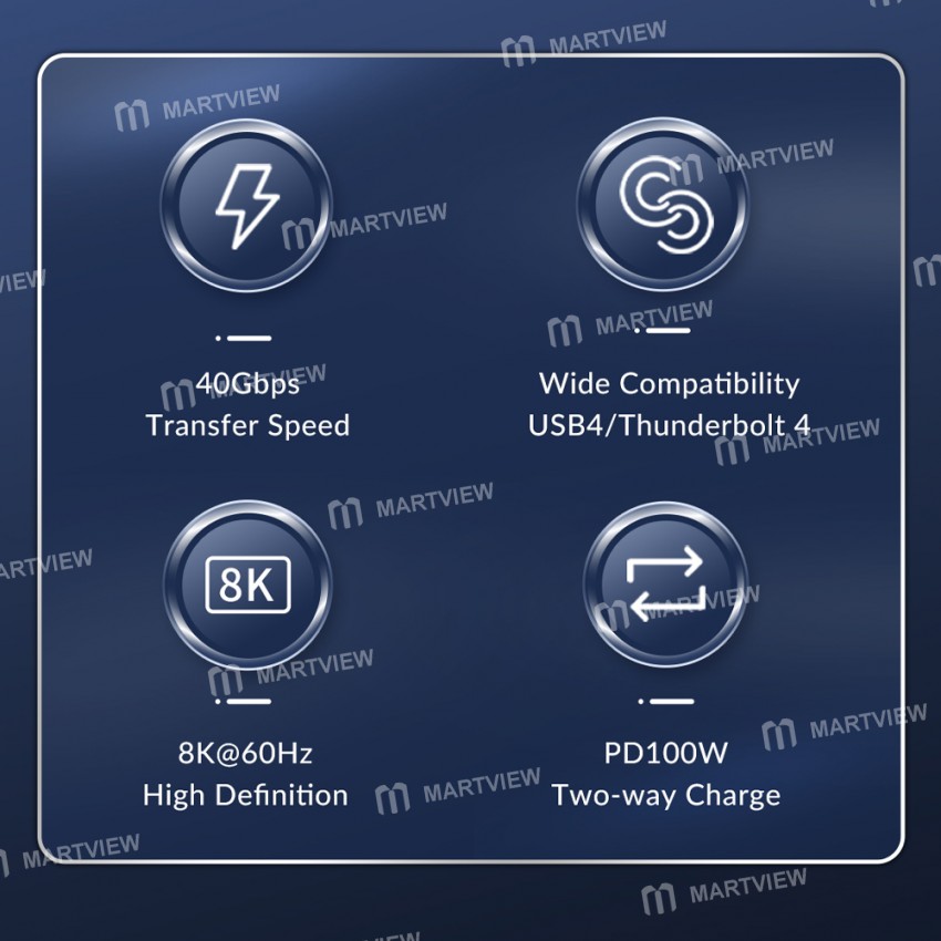 orico tbw4-90-thunderbolt-4-data-cable-type-c-fast-charge-cable-compatible-with-thunderbolt-3-4