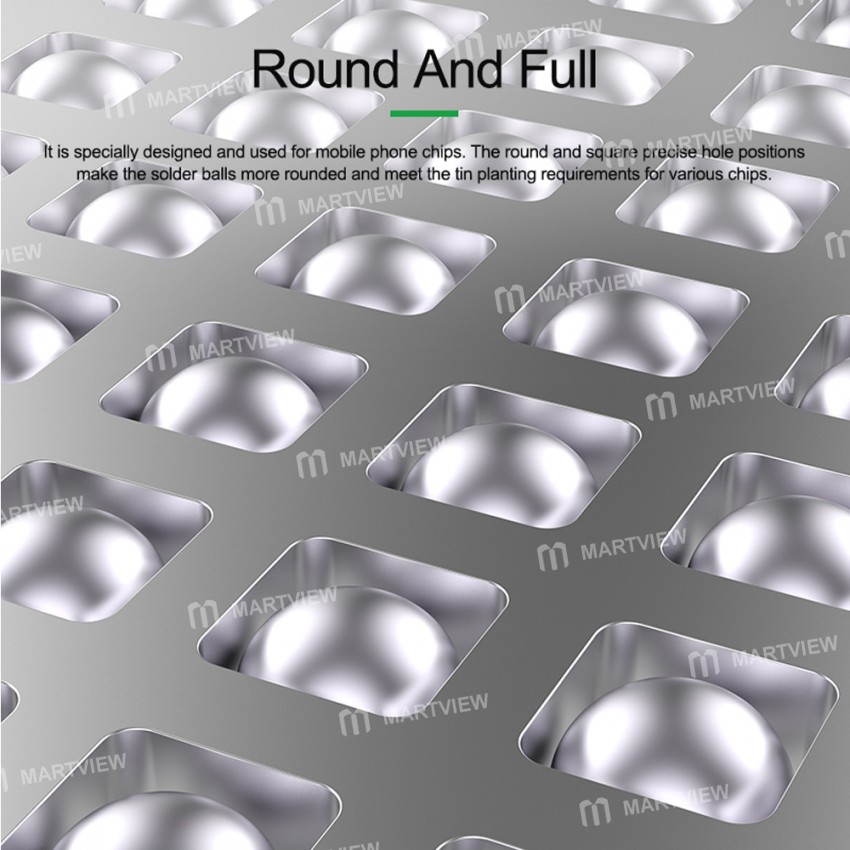relife rl-044-iphone-series-cpu-tin-planting-steel-mesh-set-4