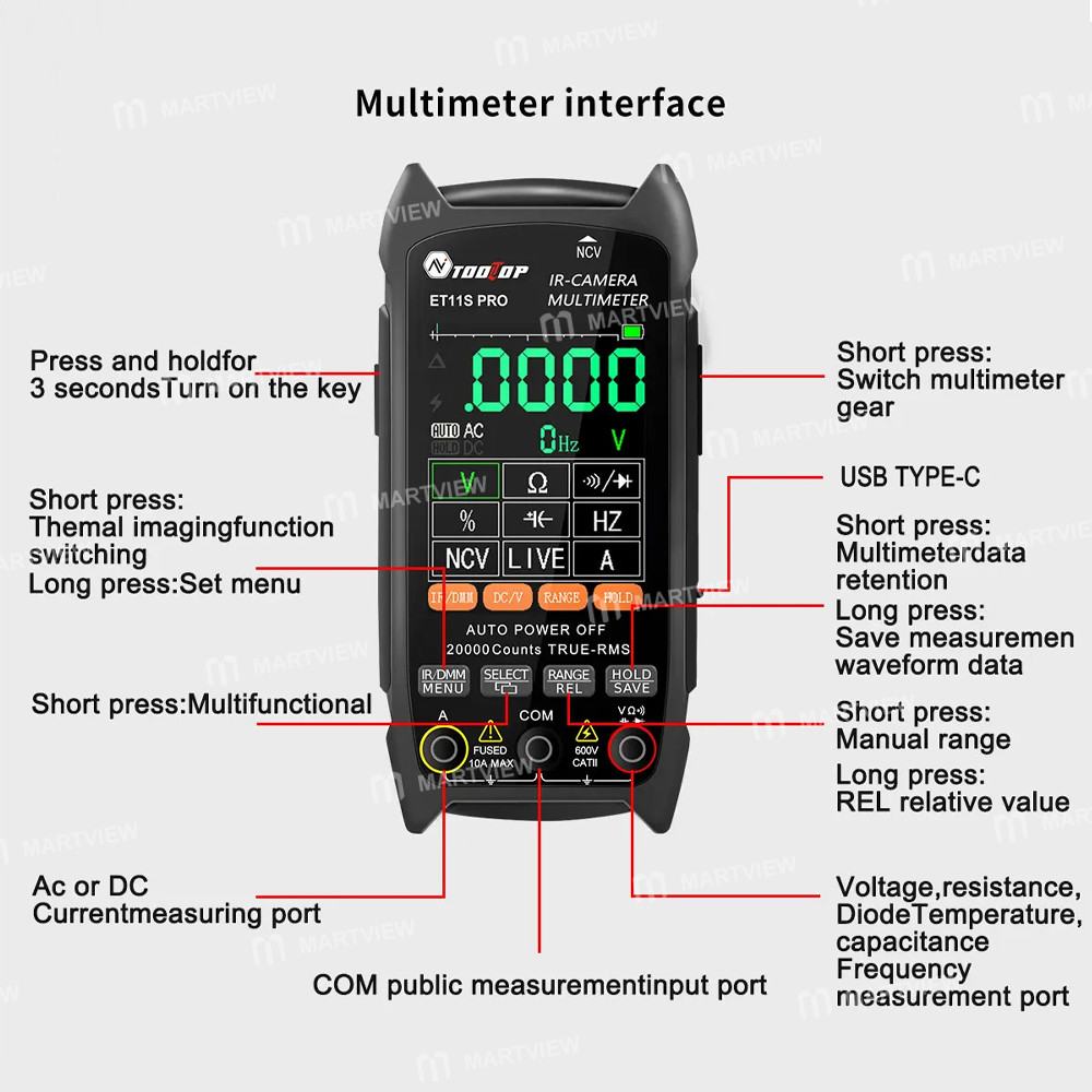 tooltop et11s-pro-handheld-2-in-1-thermal-imaging-digital-multimeter-support-dual-mode-fusion-20