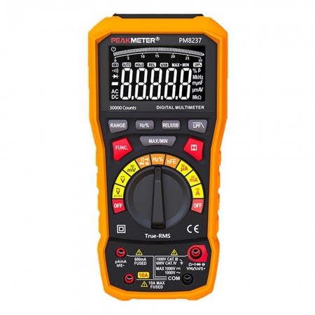 PEAKMETER PM8237 High Precision 30000 Count True RMS Intelligent Digital Multimeter