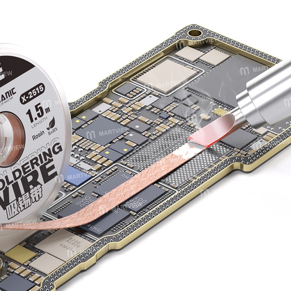 mechanic one-series-15m-low-residue-desoldering-wick-for-motherboard-ic-chip-cleaning-6