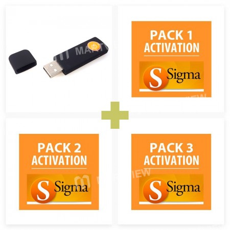 SigmaKey Dongle + Sigma Pack 1, 2, 3 Activations