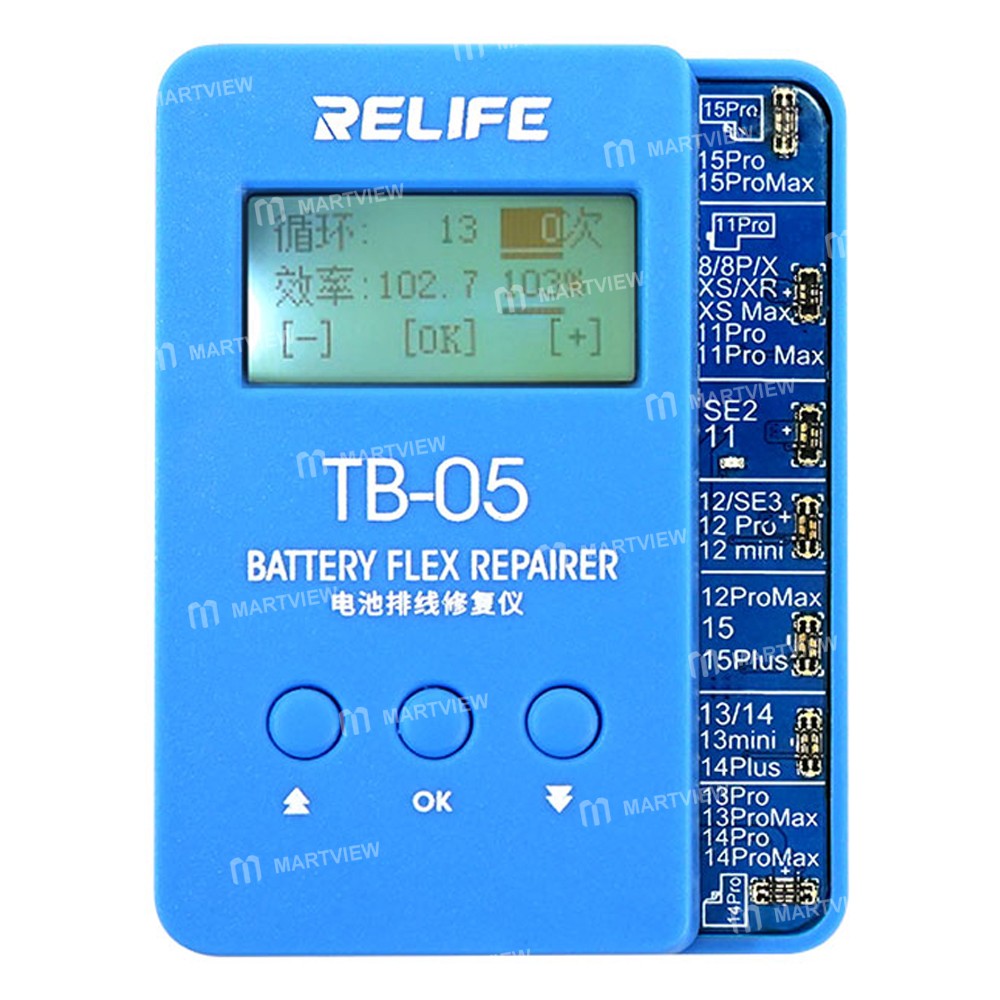 relife tb-05-v100-battery-repair-instrument-for-iphone-8-to-16pro-max-battery-data-cycles-recovery-2