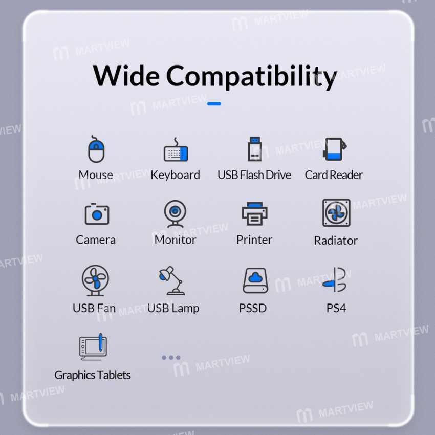orico ysr2-c2-rgb-usb-c-to-usb-a-4-port-desktop-type-usb-30-5gbps-high-speed-expansion-hub-9