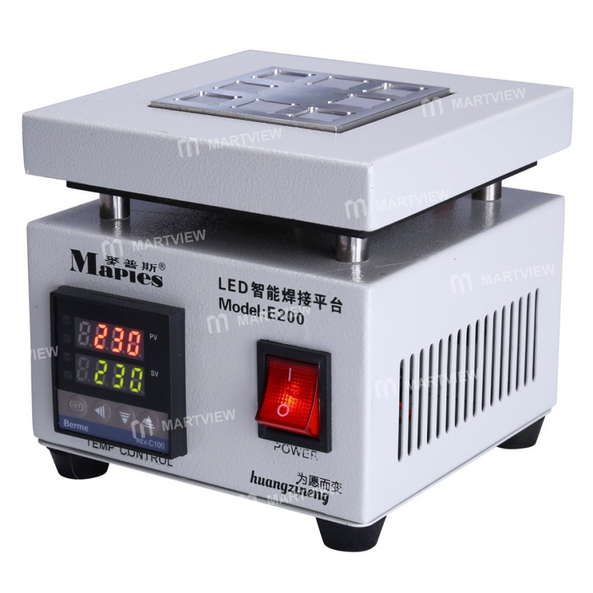 Maples E200 LED Display Adjustable Thermostat Heating Platform Preheating Station Degumming Special