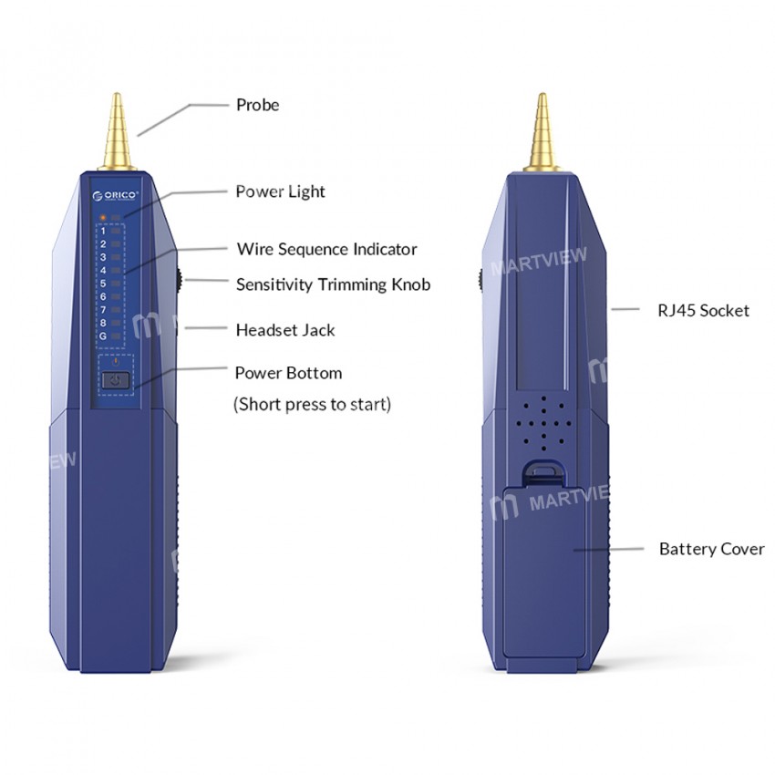 Orico TXJ004/TXJ006 Multi-functional RJ45 RJ11 POE Line/Telephone Line Tester