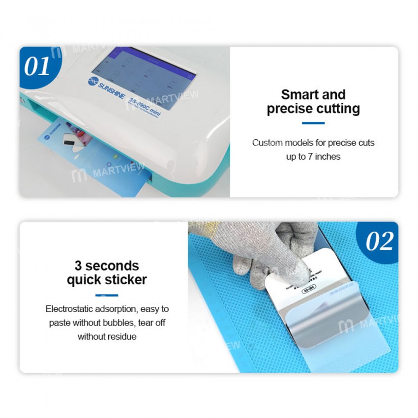 Sunshine SS-057HB LCD Screen Anti-blue Light Hydraulic Protector Film for SS-890C Cutting Machine -