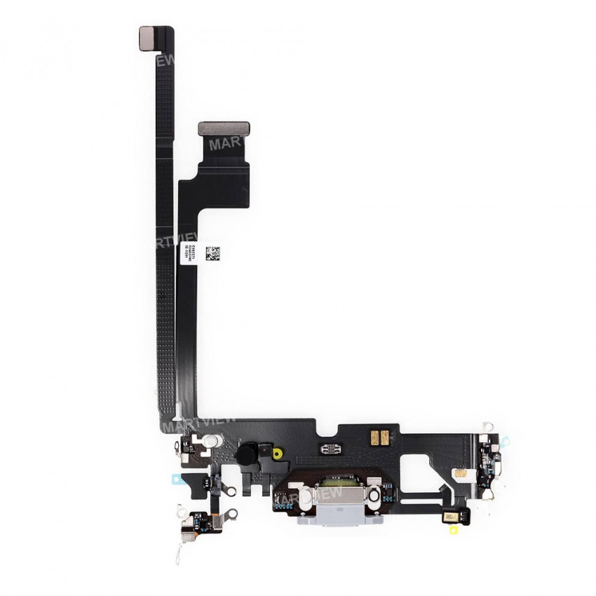 Replacement usb charging flex cable for iPhone 12 pro max silver