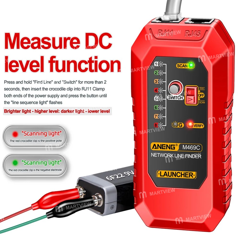 aneng m469c-multifunction-network-cable-on-off-finder-for-rj45-rj11-lan-cable-7