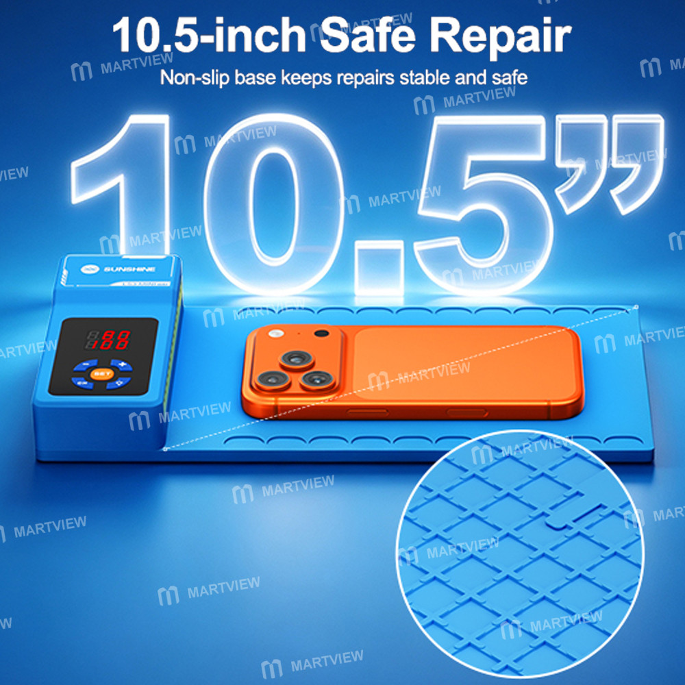 sunshine ls3-mini-v20-105-inch-lcd-screen-remover-heating-separator-pad-with-green-dust-detection-13