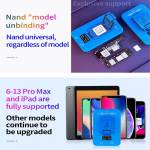 JCID P13 Nand Read Write Programmer DFU Purple Screen Tool For iPhone 6 to 13 Pro Max