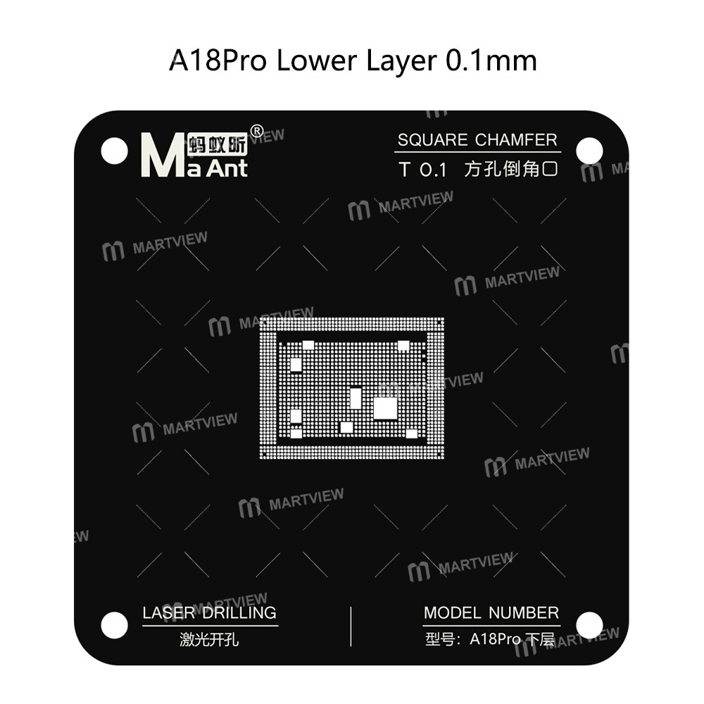 maant cpu-bga-reballing-stencil-platform-set-for-iphone-16-series-apple-a18-a18-pro-cpu-5