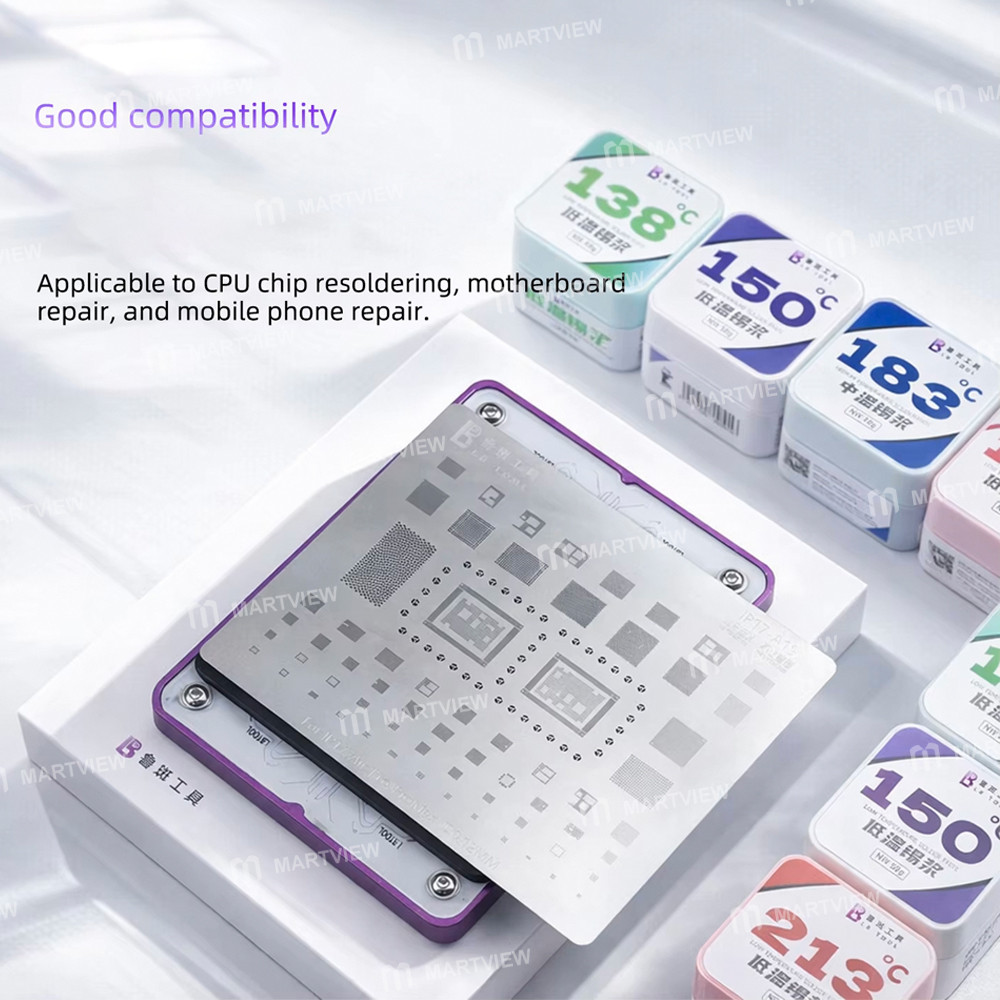 luban gjd-ic1-chip-tin-plating-arc-cushion-high-temperature-resistant-silicone-mat-4