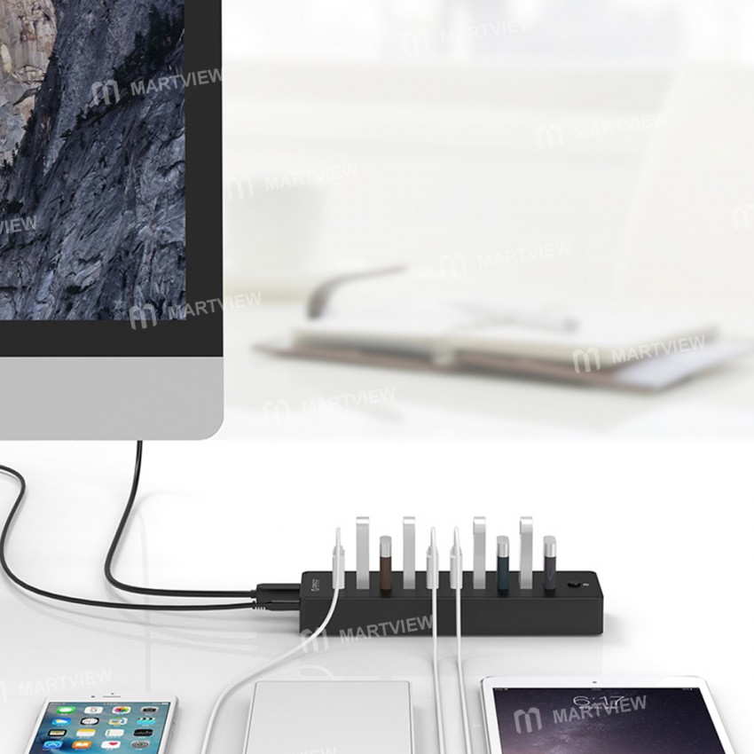 orico p10-u3-10-ports-usb-data-hub-with-power-adapter-3