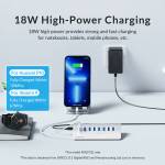 rico m3u4-series-aluminum-alloy-4-port-usb-32-10gbps-hub-with-pd-charging-for-macbook-16