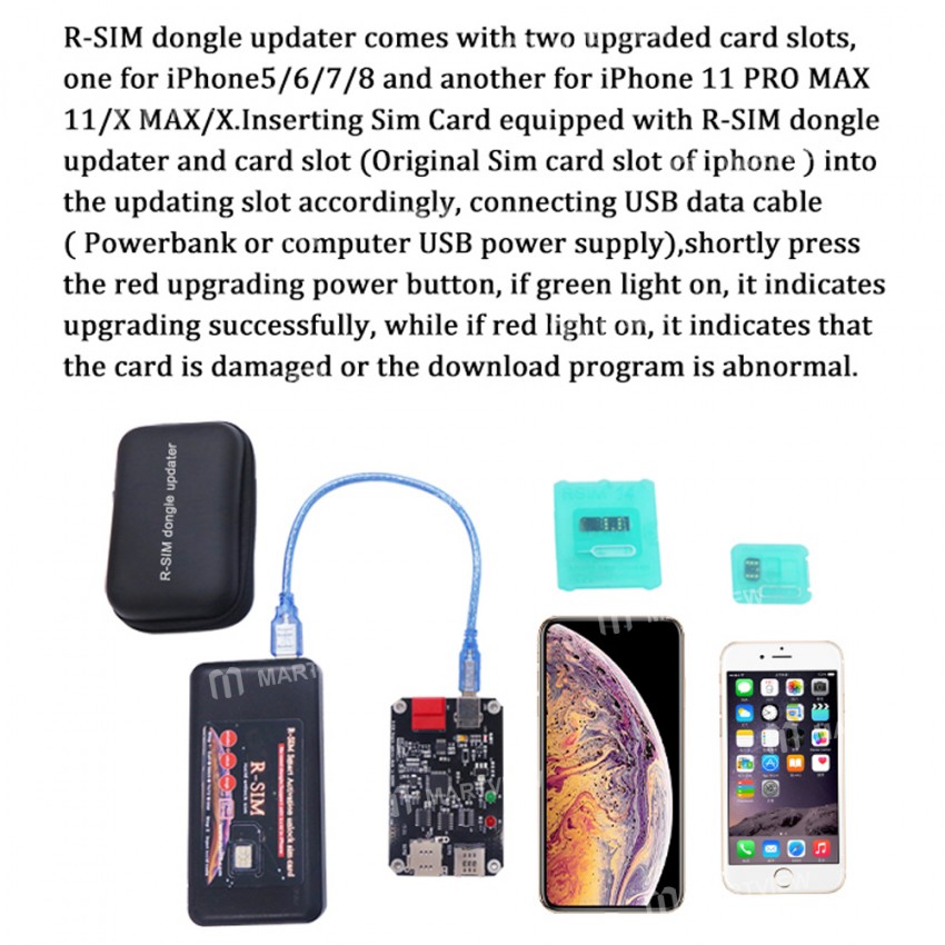 Replacement r sim dongle updater exclusive to r sim card program for rsim 12 rsim 14 rsim15