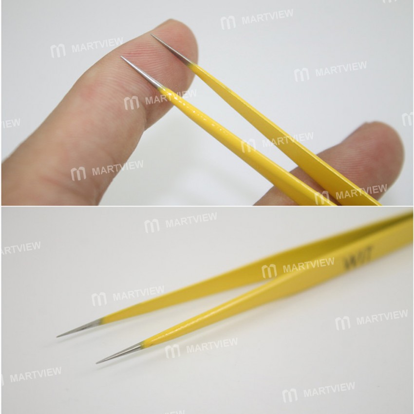 WIT W Series Extra Hardened Anti-Static Stainless Steel Tweezers for Mobile Phone Repair