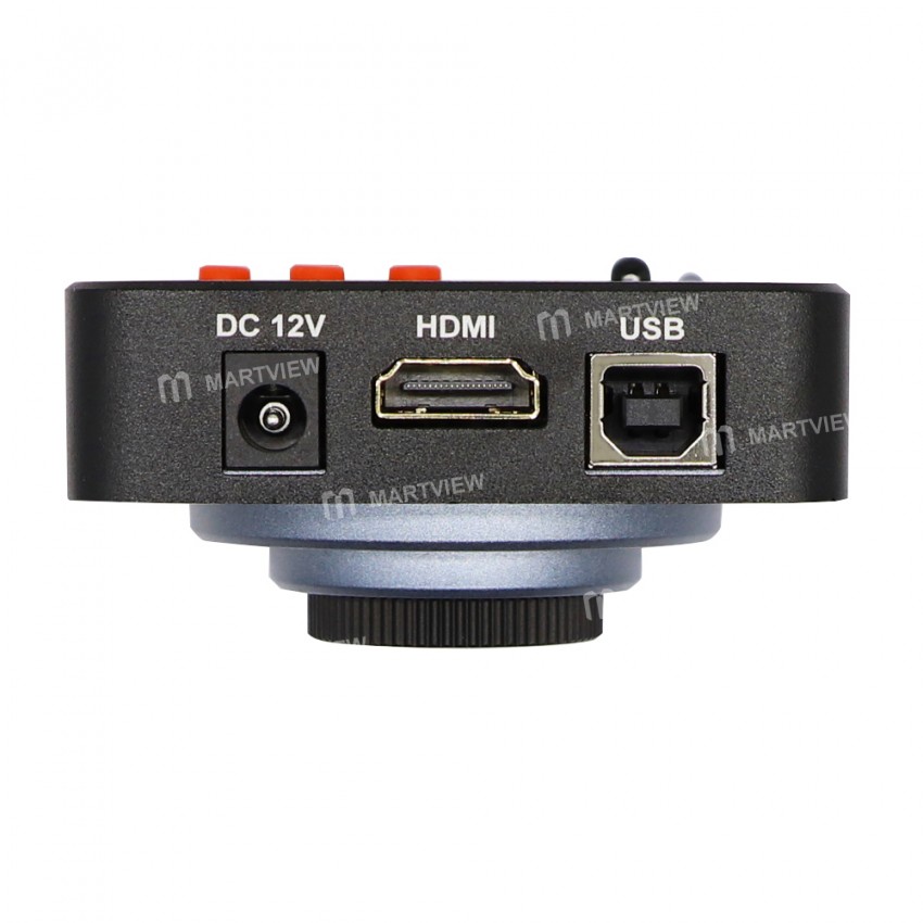 HD 48MP FHD V8 60FPS HDMI USB Industry Video Microscope Camera -  Black
