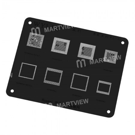WYLIE WL-57 BGA Reballing Black Stencil Net for Huawei MSM8996 MSM8992 MSM8998 MSM8956 MSM8976