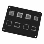 WYLIE WL-57 BGA Reballing Black Stencil Net for Huawei MSM8996 MSM8992 MSM8998 MSM8956 MSM8976